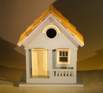 Bonsai Boys Architectural Birdhouse Feeder - Yellow West Coast Dweller