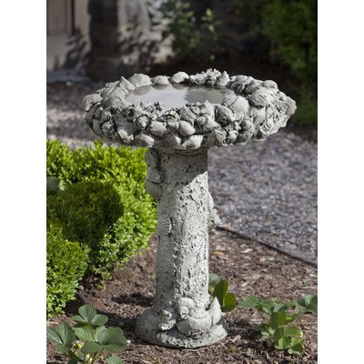 Williamsburg Seaside Birdbath Finish Alpine Stone