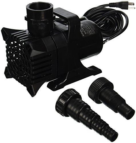 Algreen MaxFlo 9000 to 2500 GPH Pond and Waterfall Pump for Gardening