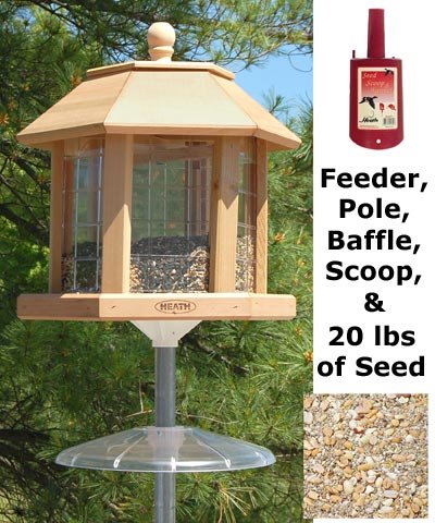 Heath Le Grande Gazebo Combo Bird Feeder With Seed