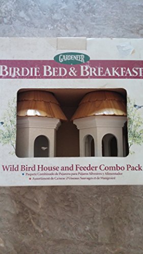 Wild Bird House and Feeder Combo Pack