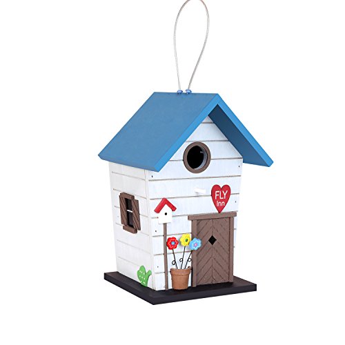 WildBird Care Wooden Cottage Birdhouse For Outdoor BMH16