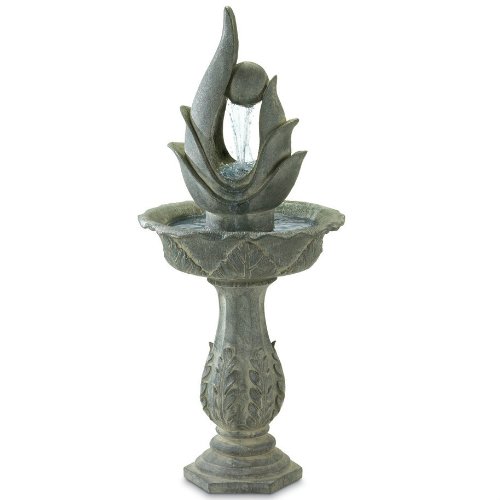 Modern Art Abstract Sculpture Statue Bird Bath Outdoor Garden Patio Fountain