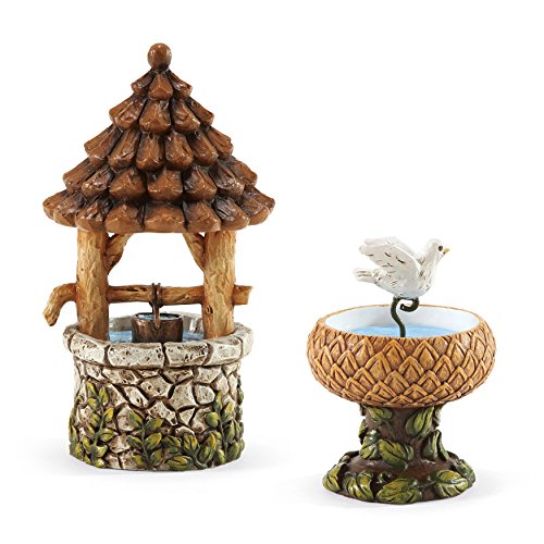 Department 56 Garden Guardians Birdbath and Well