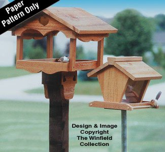 Bird Feeders Wood Patterns