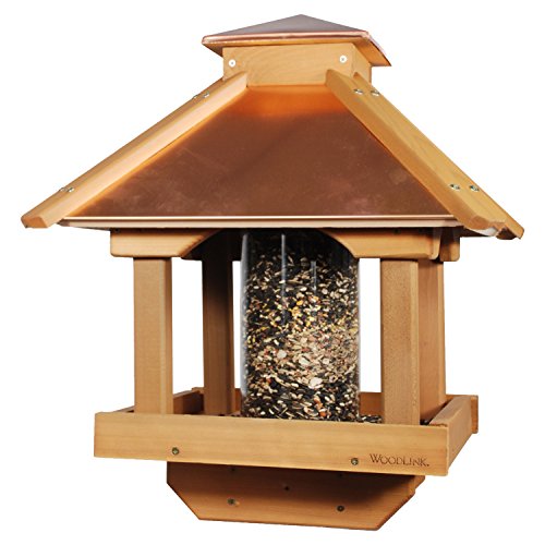 Woodlink Copgazebo Coppertop Wood Gazebo Bird Feeder