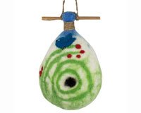 Dzi Handmade Designs Dzi484013 Bluebird Berry Felt Birdhouse