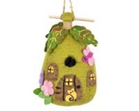 Dzi Handmade Designs Dzi484019 Fairy House Felt Birdhouse