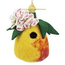 Dzi Handmade Designs Dzi484024 Pear Felt Birdhouse