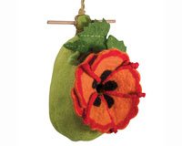 Dzi Handmade Designs Dzi484046 Poppy Felt Birdhouse