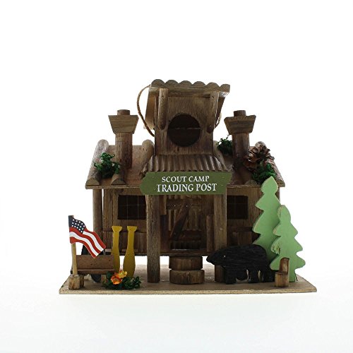 Scout Camp Trading Post Birdhouse Decorative Bird Houses Bird House Decorations Birdhouses for Outside and Birdhouses for Outdoors Great Birdhouse Designs and Wooden Birdhouses