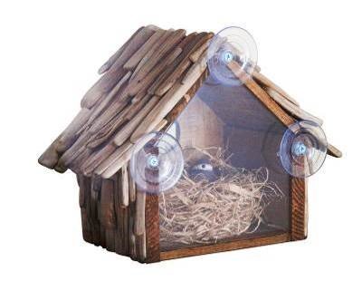 Driftwood Rear View Birdhouse