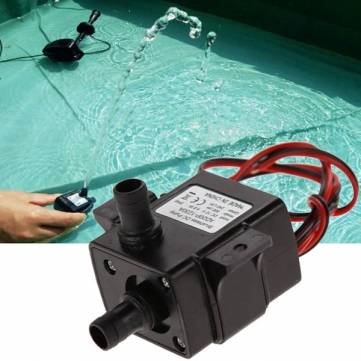 12V Mini DC Brushless Garden Fountain Pump Hydrological Cycle Submersible Water Pump
