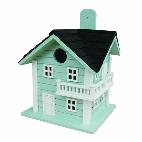 Home Bazaar Surf City Beach House Birdhouse, Blue