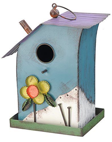 Regal Art And Gift Folk Birdhouse, Blue