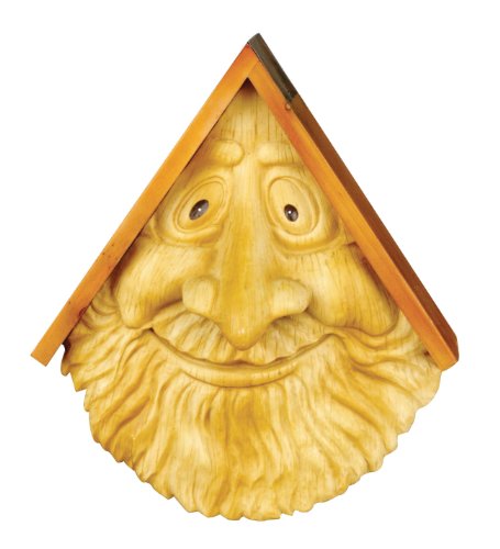 Red Carpet Studios Birdie In The Woods Birdhouse 14-inch Tall Old Man Face
