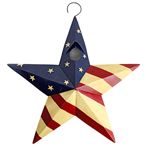 Red Carpet Studios Metal Star Birdhouse Flag