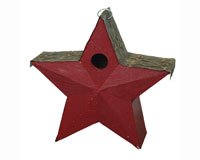 Songbird Essentials Se915 Red Country Star Birdhouse