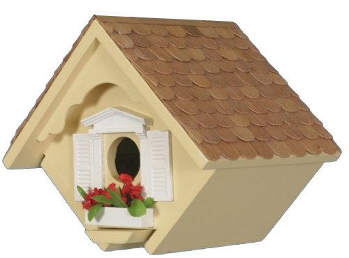 Home Bazaar Little Wren House Birdhouse Yellow