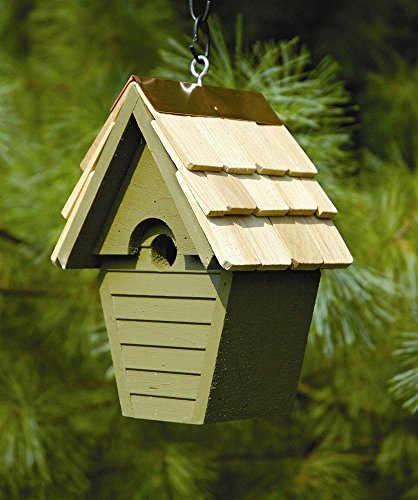 Wren-In-The-Wind Bird House in Pinion Green