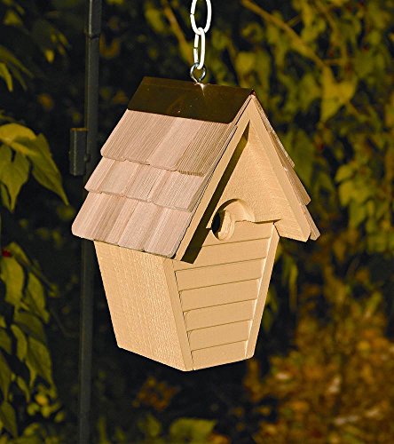 Wren-in-the-wind Bird House In Goldfinch