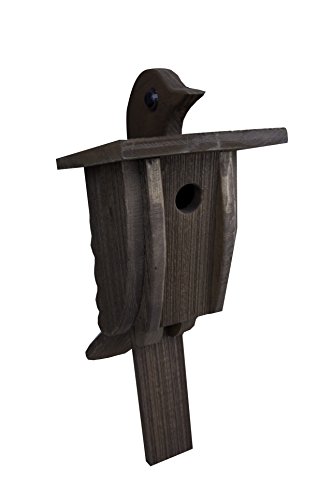 Large 2 foot Rustic Blue Bird Bird House Amish Handcrafted Made in USA 