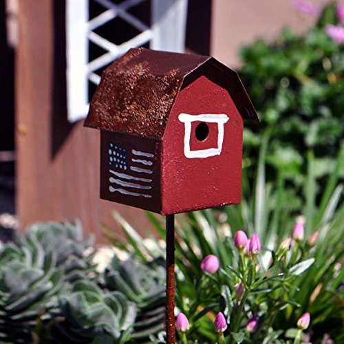 Miniature Fairy Garden Gambrel Barn Bird House