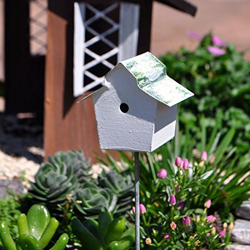 Miniature Fairy Garden Monitor Barn Bird House