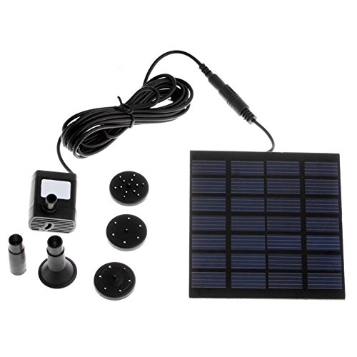 MMdex Solar Power Panel Kit Water Pump for Garden Pond Water Fountain Pool 43 x 43 Panel size