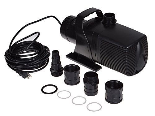 TMSÂ Pond Pump Water Fountain Waterfall Pump 5283 GPH Submersible Fishpond Garden Patio Pool Pump