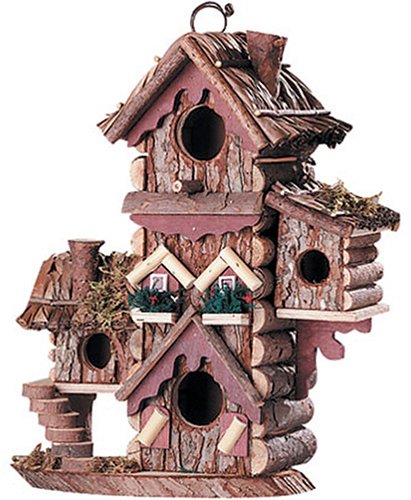 Gingerbread Style Birdhouse Avian Bird House Condo