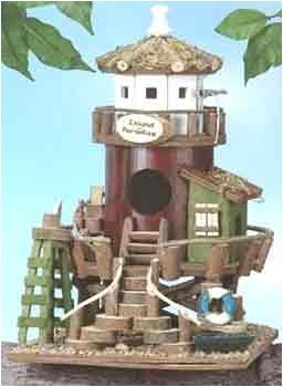 Lighthouse Station Birdhouse - Style 34716 by Gift Warehouse