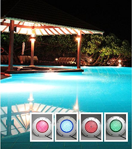AGPtek 252 LED Underwater Swimming Pool Light Fountains Lamp Pond Light RGB 5 Colour with Remote Control