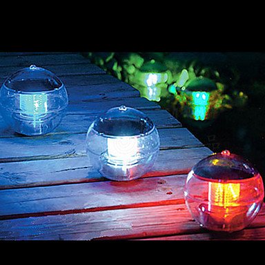 UR Outdoor Lights Color Changing Solar Power LED Floating Light Ball Lake Pond Pool Lamp