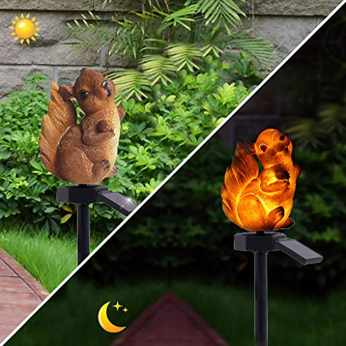 Light Bulbs 60 Watt - 2PC Solar Lawn Light Squirrel Pattern Outdoor Waterproof Insert Landscape Light Ground Lighting Decorative Lights for Patio Yard Pathway Lawn White