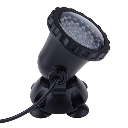 Lemonbest Underwater Light 35w 36led Color Changing Spot Light For Aquarium Garden Pond Pool Tank Black