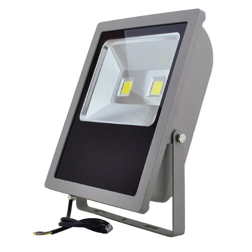 LEDwholesalers Series-3 UL-Listed LED Outdoor Security Floodlight Fixture 150-Watt White 3710WH