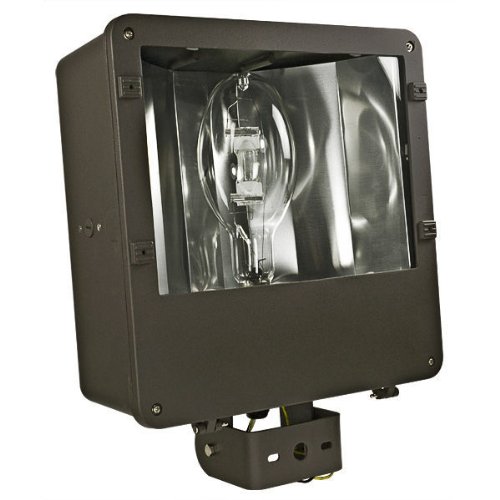 PLT FL70M400QLBR - 400 Watt - Pulse Start - Metal Halide - Flood Light Fixture - 120208240277 Volt - WIRED TO 277V TAP