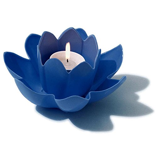 75 HydroTools Swimming Pool or Spa Blue Floating Flower Candle Light