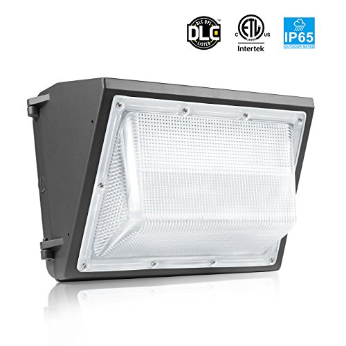 SHINE HAI LED Wall Pack Fixture 80W 500-700 Watts HPSHID Replacement IP65 5000K Daylight White 8000 Lumens Weatherproof and Outdoor Rated LED Flood Light ETL DLC-Listed