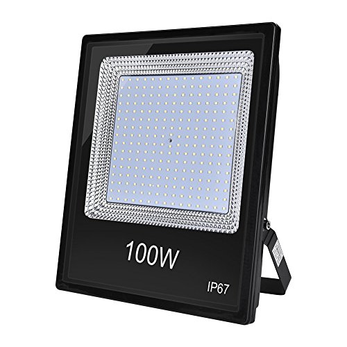 Led Flood Light OutdoorGetseason Waterproof IP67 Led Exterior Light 20W 50W 100W Outdoor and Indoor Waterproof Security Light for Garage Garden Lawn and Yard Warm White 100W