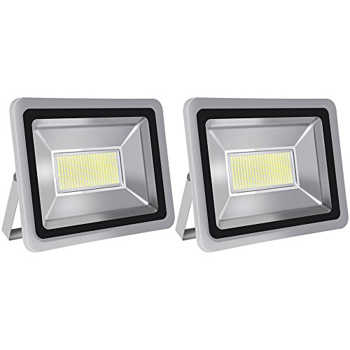 Led FloodlightLed Exterior Flood LightsLed spotlights Getseason 2 200W Daylight White Outdoor and Indoor IP65 Waterproof Security Light for Garage Garden Lawn and Yard