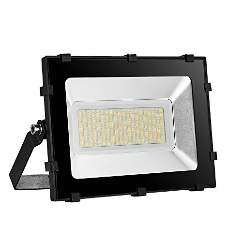 WZTO LED Flood Light Outdoor 150W15000Lm Super Bright Security Light 3000K Warm White IP65 WaterproofExterior Lighting Outside Floodlight LED Stadium Light Spotlight Wall Light