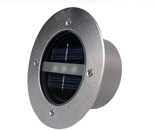 Lightess Solar Led Recessed Ground Deck Dock Patio Light For Outdoor Garden Decoration