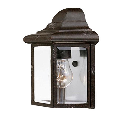 Acclaim 6001MM Pocket Lantern Collection 1-Light Wall Mount Outdoor Fixture Marbleized Mahogany