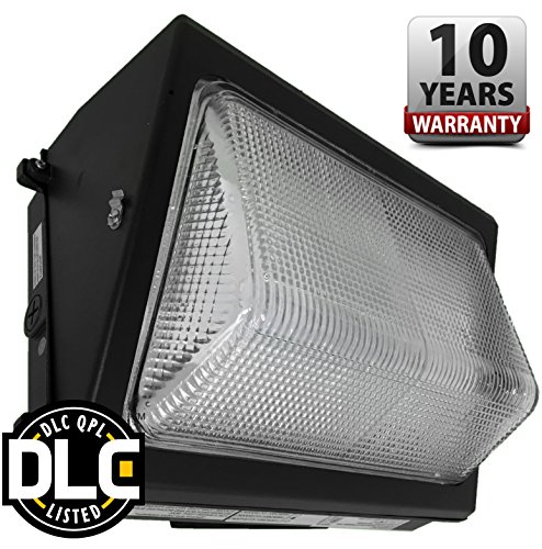 Dxpro Led 50w Wall Pack Fixture - Outdoor Lighting 260w Replacement - 10 Year Warranty - Cool White 5000k -
