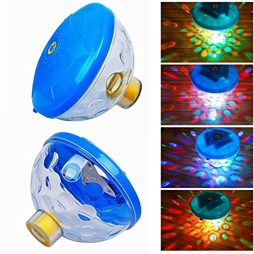 Ogori Underwater Light Show Assorted Colors Floating Led Pool Light 7 Light Patterns