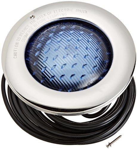 Hayward SP0584SLB30 AstroLite Underwater Lighting Stainless Steel Face Rim with 30-Foot 400-Watt 120-Volt Cord