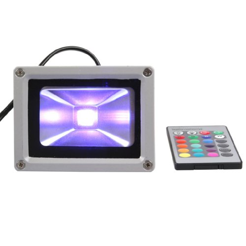 Lemonbest Remote Control 10w Rgb Waterproof Led Flood Light For Gargen Landscape Outdoor Lighting 16 Different