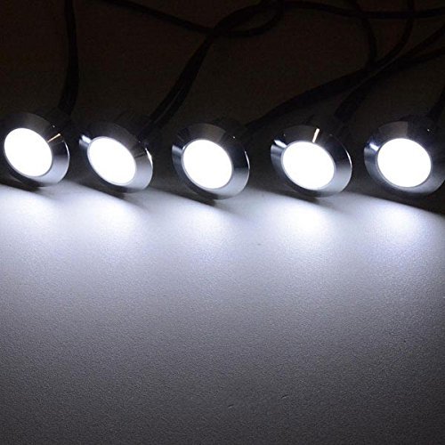 Triprel Inc Elegent 10 Pack LED Recessed Deck Lighting Fixture - COOL WHITE